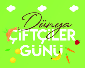 world farmers day vector illustration 