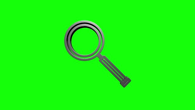 Office icon. Web 3D silver icon set. Office, great design for any purposes. Motion graphics.