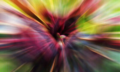 abstract motion blur red and green leaves background, technology, template, banner, object, copy space