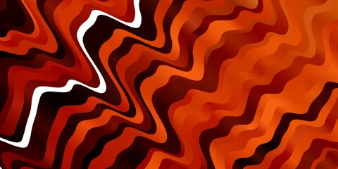 Dark Orange vector layout with wry lines.