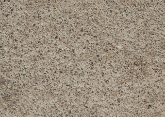 granite crumb poured into the concrete