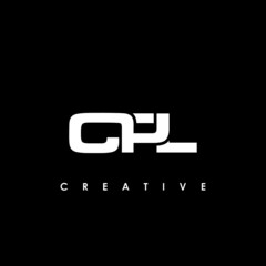 CPL Letter Initial Logo Design Template Vector Illustration