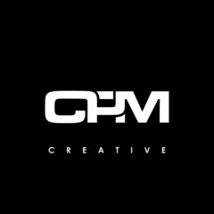 CPM Letter Initial Logo Design Template Vector Illustration