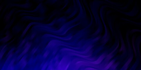 Obraz premium Light Pink, Blue vector template with curves.