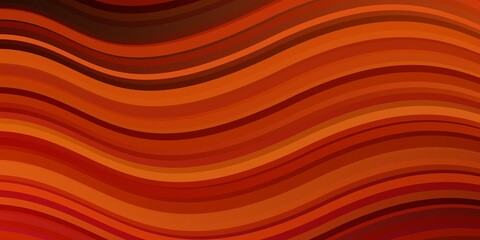 Dark Red vector background with lines.