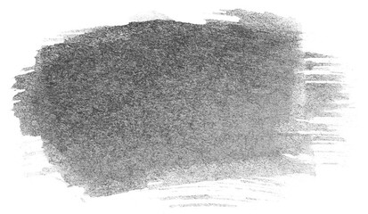 black and white watercolor stain banner element on white background