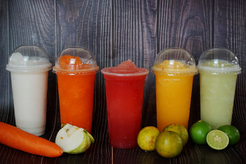 fresh carrot juice