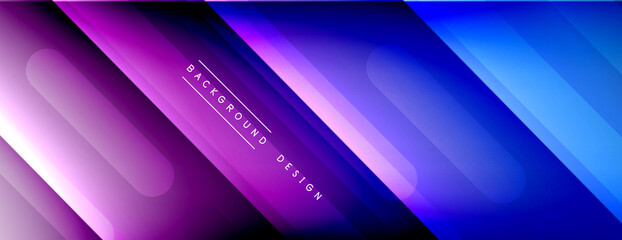 Dynamic lines abstract background. 3D shadow effects and fluid gradients. Modern overlapping forms