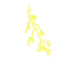 Illustration of yellow thunder