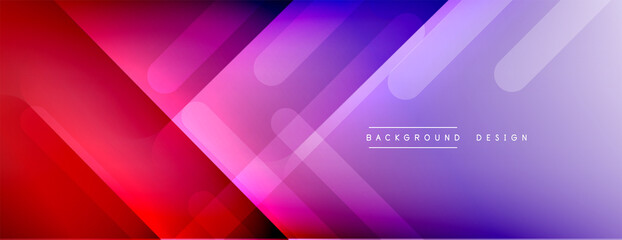 Dynamic lines abstract background. 3D shadow effects and fluid gradients. Modern overlapping forms