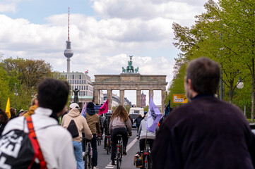 Fridays For Future Bicycle Demonstration, Berlin Germany © Tim