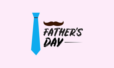 Father's Day Holiday Concept Celebrated on June 20 Every Year. Father's Day Template for background, Banner, Poster, Card Holiday Campaign.