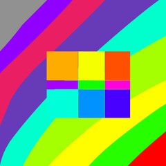 Abstract design on colorful background