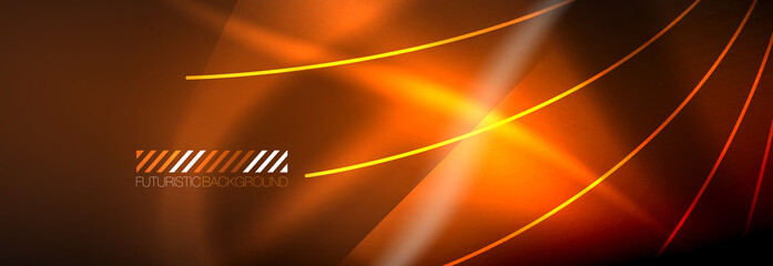 Neon dynamic beams vector abstract wallpaper background. Wallpaper background, design templates for business or technology presentations, internet posters or web brochure covers