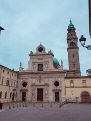 Fototapeta na wymiar Renaissance and Baroque Style Abbey: San Giovanni Evangelista in Parma in Italy