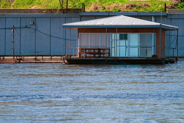 Residential landing stage for fishermen