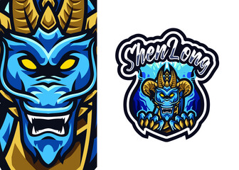 Dragon Mascot Logo Esport Illustration