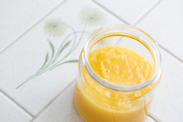 手作りしたレモンカード