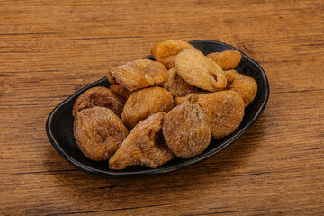 Dry sweet fig fruit heap