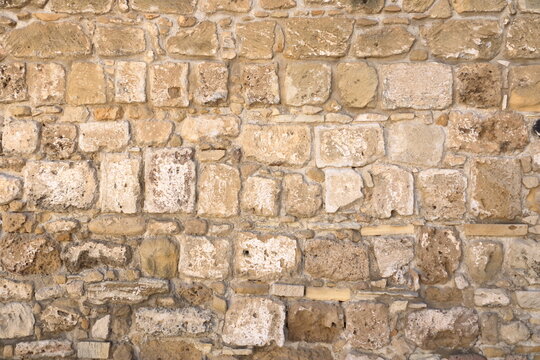Background of decorate sand stone wall surface