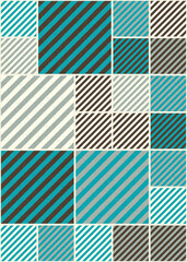 Abstract Geometric Pattern generative computational art illustration