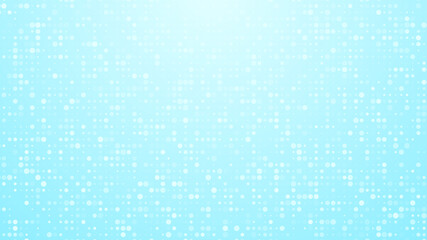 Dots halftone white blue and green color pattern gradient texture with technology digital background. Medicine healthcare with science concept.