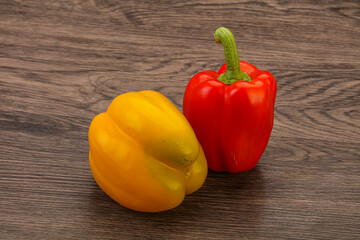 Ripe sweet Bulgarian bell pepper