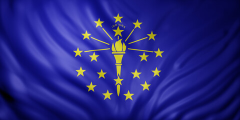 Indiana State flag - 432794120