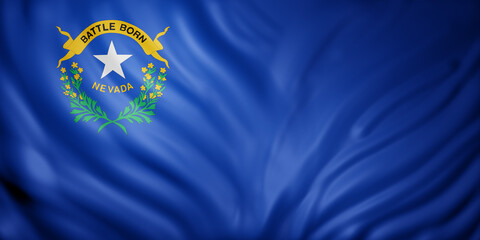 Nevada State flag - 432794158