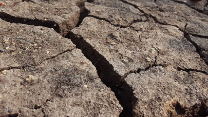 cracked earth.drought land
