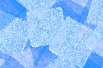 Blue and white paper background　