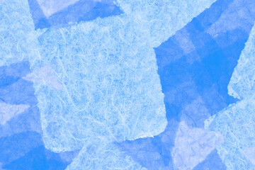 Blue and white paper background　