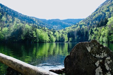lake in yosemite