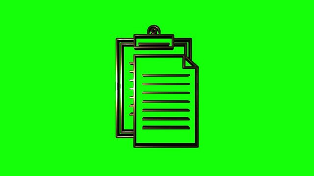 Office icon. Web icon set. Office, great design for any purposes. Motion graphics.