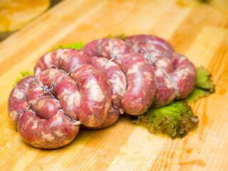 raw chicken sausage