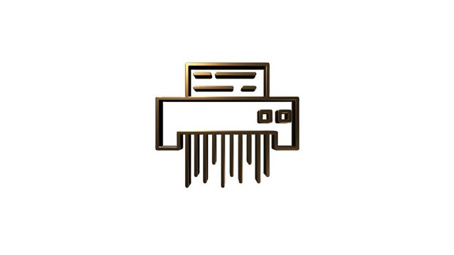 Office icon. Web icon set. Office, great design for any purposes. Motion graphics.