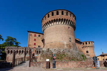 dozza medieval fortress seat of the regional wine shop bologna © francescodemarco