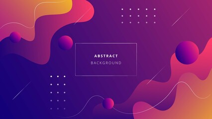 Trendy Modern Abstract Gradient Colorful Background