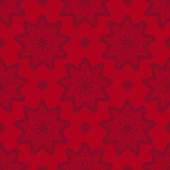 Fototapeta na wymiar Bardy seamless pattern with vintage ornament. Good for clothing and textiles. Vector illustration.