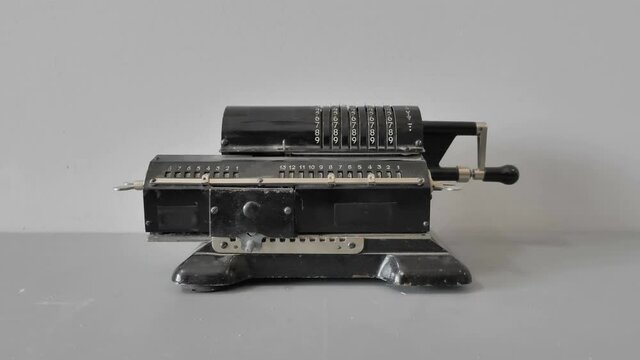 Adding Machine. Slider Equipment Used 