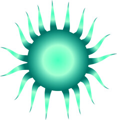 Logo of a blue colored star