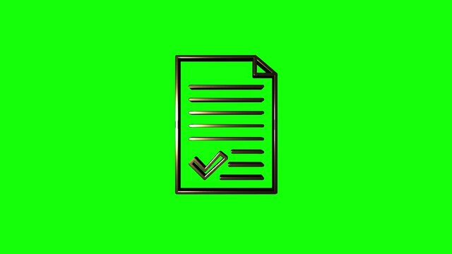 Office icon. Web icon set. Office, great design for any purposes. Motion graphics.
