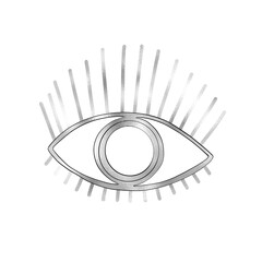 Galaxy Eye Hand Drawn Illustration