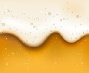 Bubbled beer texture