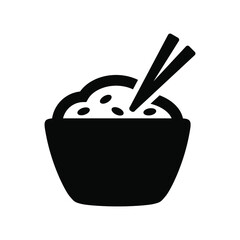 Steamed rice icon