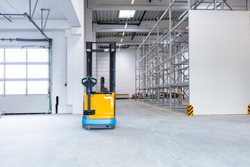 Pallet jack in new warehouse