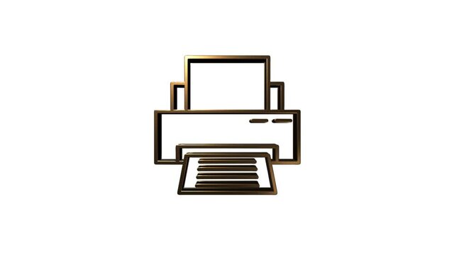 Office icon. Web icon set. Office, great design for any purposes. Motion graphics.