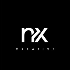 NX Letter Initial Logo Design Template Vector Illustration