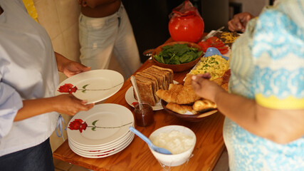 Family breakfast