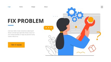 Female character fixig software problem